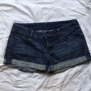 X2 Express cuffed denim shorts size 12